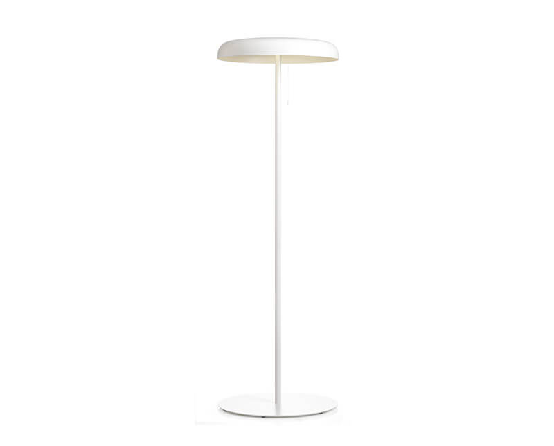Mushroom-golvlampa-Vit