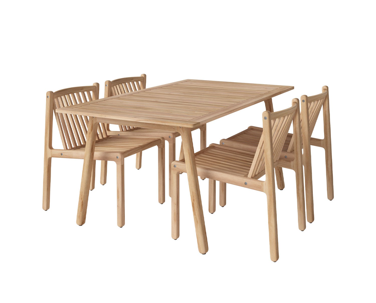 Bolia-Patio-Outdoor-Dining-Set-4-Chairs-Table-160