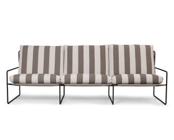 Ferm-Living-Desert-3-Seater-Black-Stripe-Chocolate