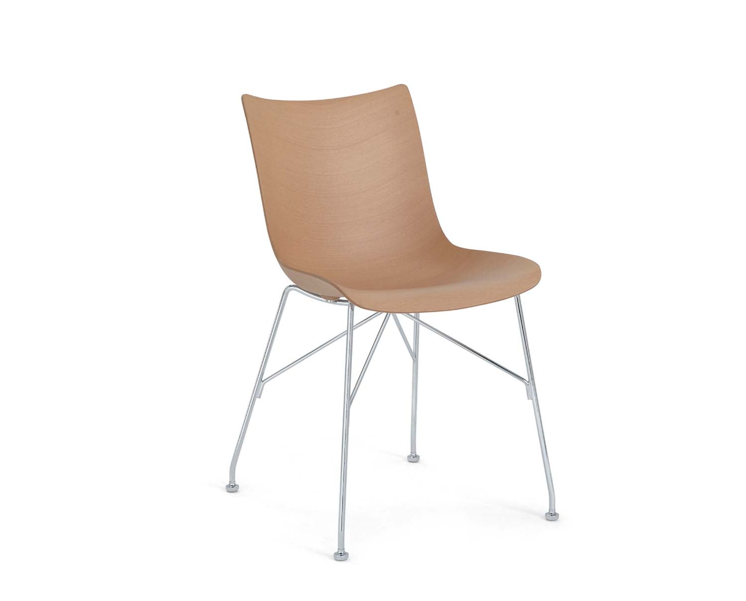 P-WOOD-LIGHT-BASIC-VEENER-chrome-Kartell