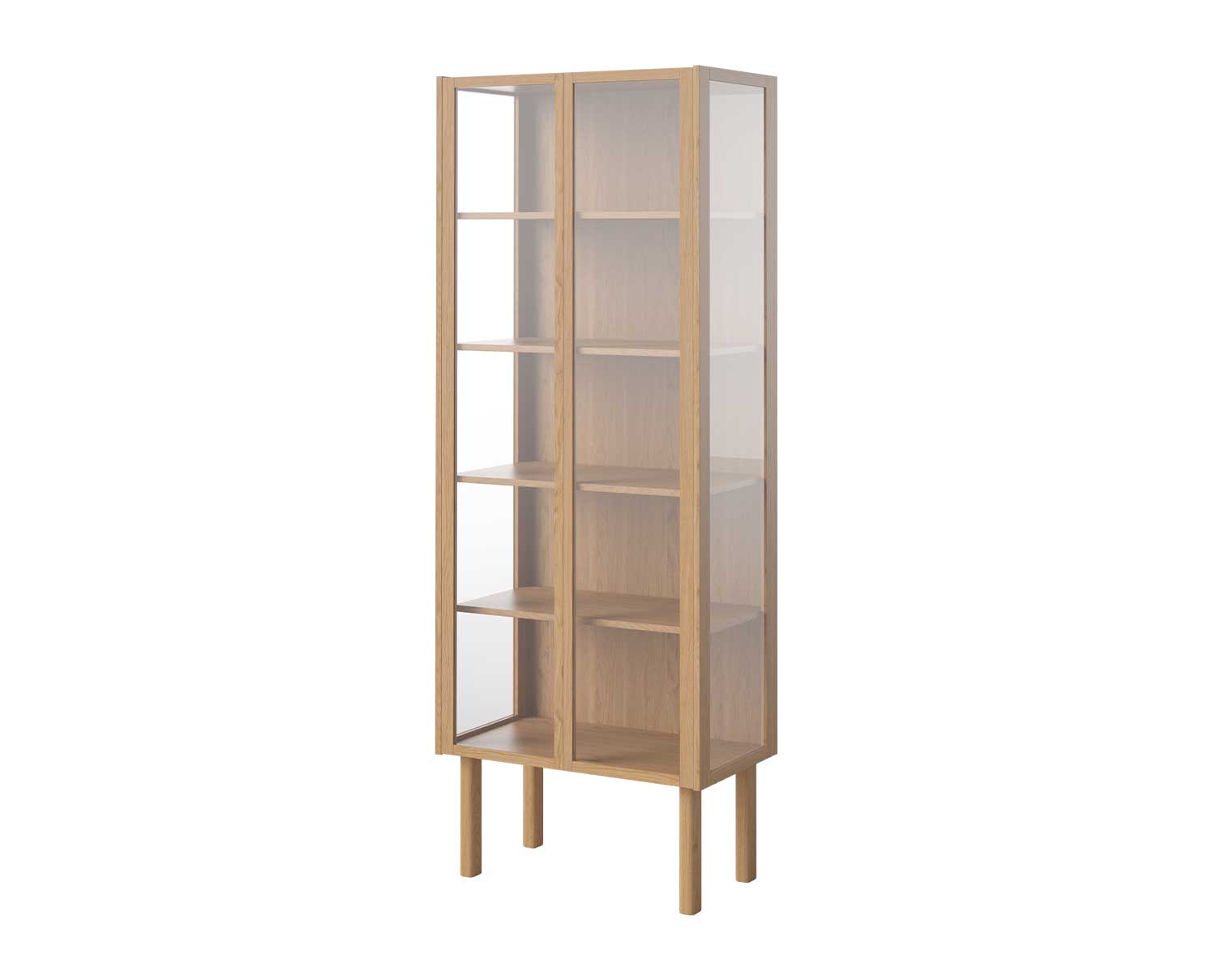 Bolia-Cana-Glass-Cabinet-Oiled-Oak-190x71