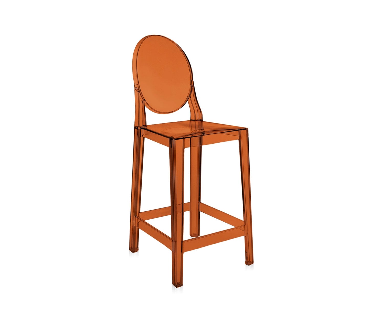 Kartell-One-More-Bar-Stool-H65-Amber