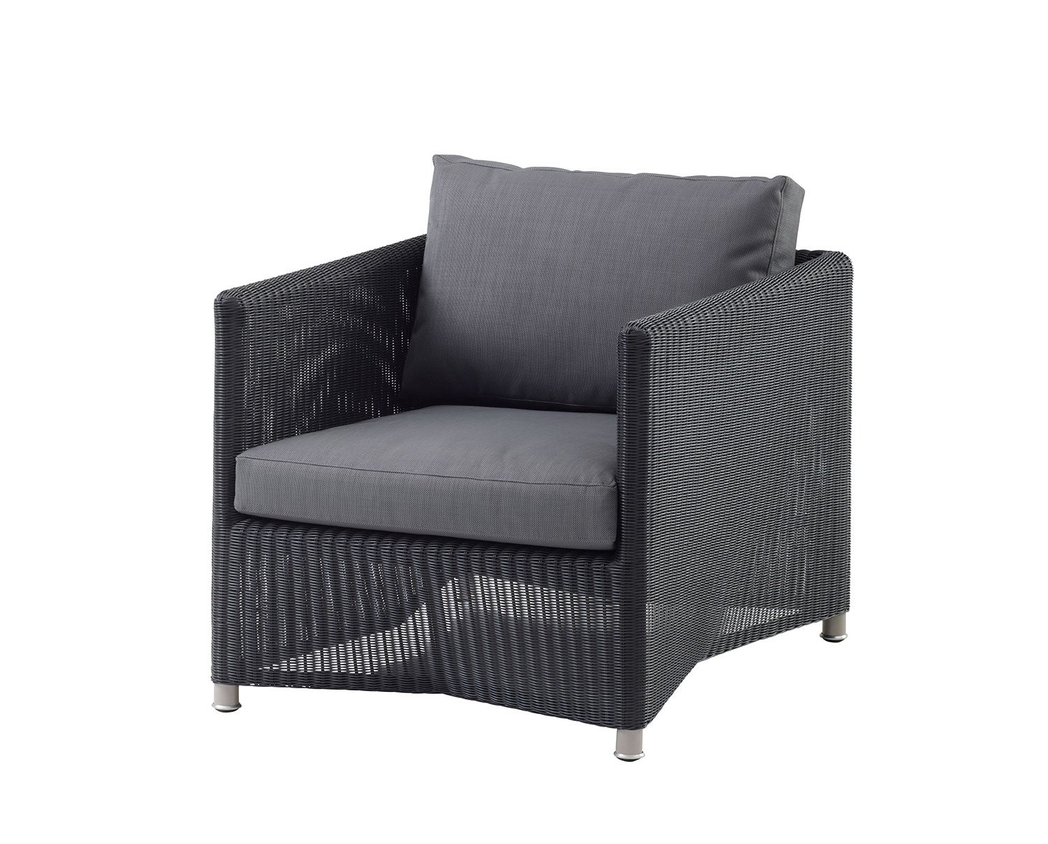 Diamond-loungefåtölj-graphite