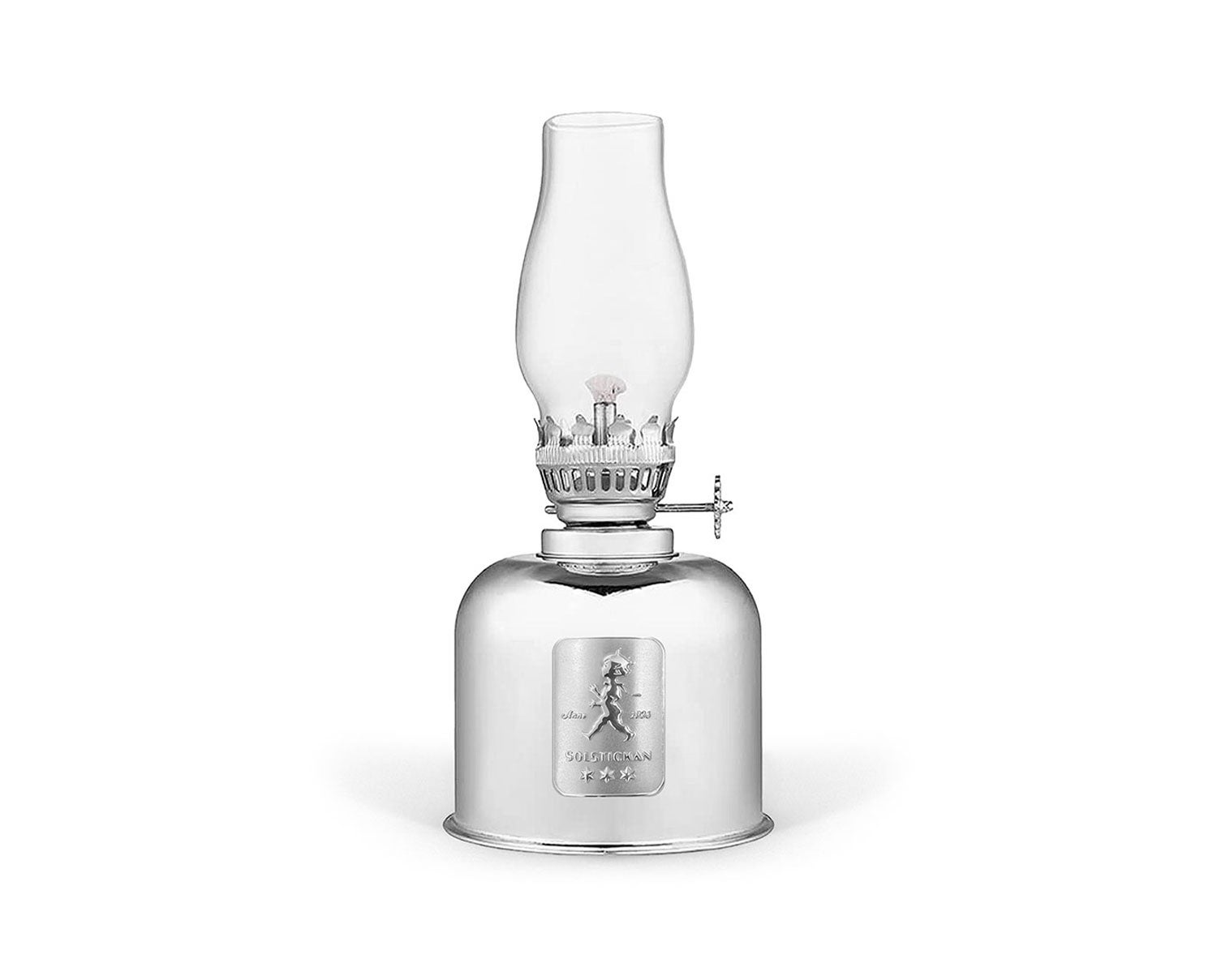 Solstickan-Fotogenlampa-Silver