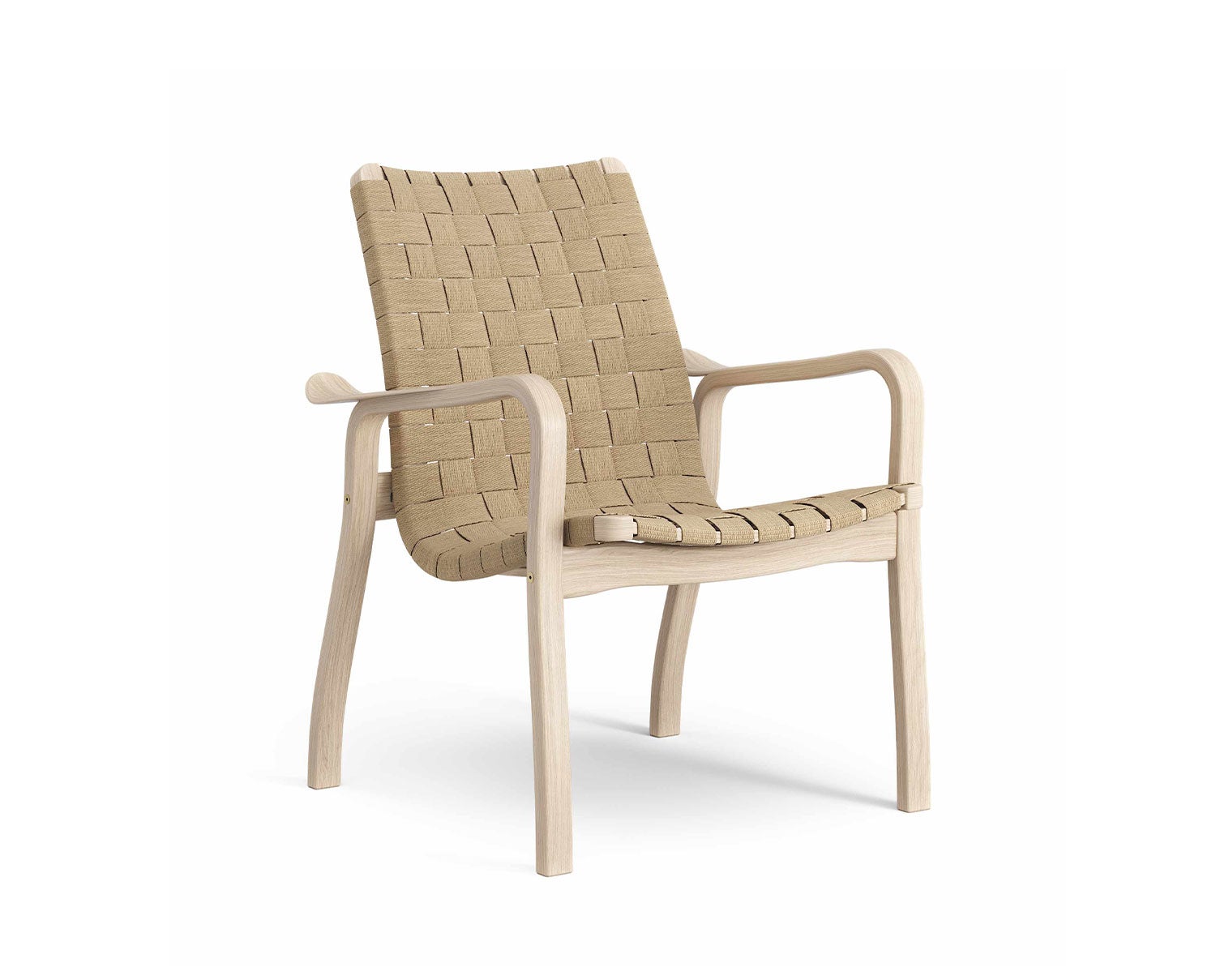 Swedese-Primo-Low-Varnished-Oak-Saddle-Girth-Fabric-Forest