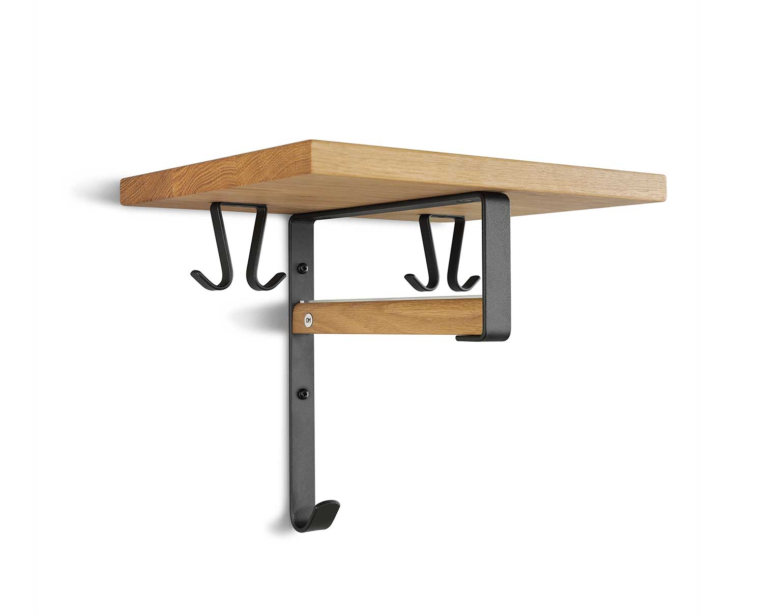 Oscarssons-Mobel-Cott-Hat-Rack-Oiled-Oak-Black-Steel