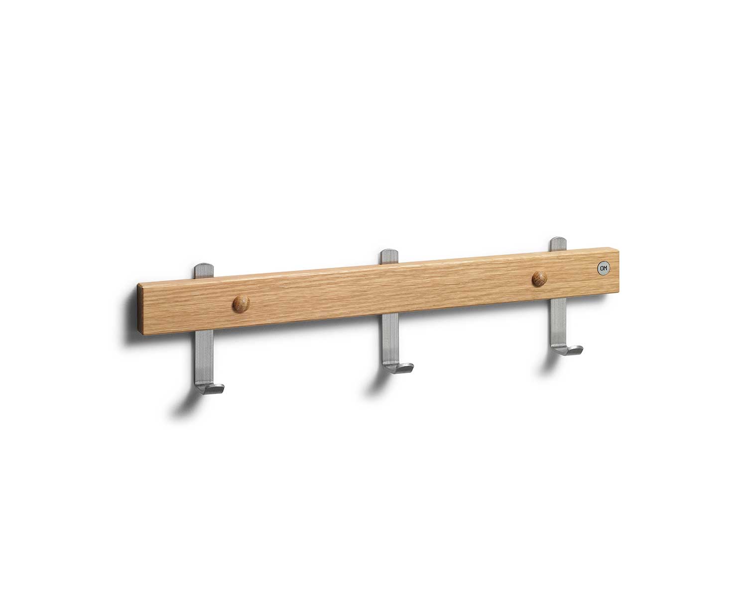 Oscarssons-Mobel-Nadja-Coat-Rack-3-Hooks-Oiled-Oak