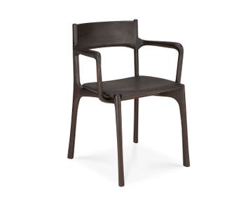 Ethnicraft-PI-Dining-Chair-Armrests-Dark-Brown-Teak