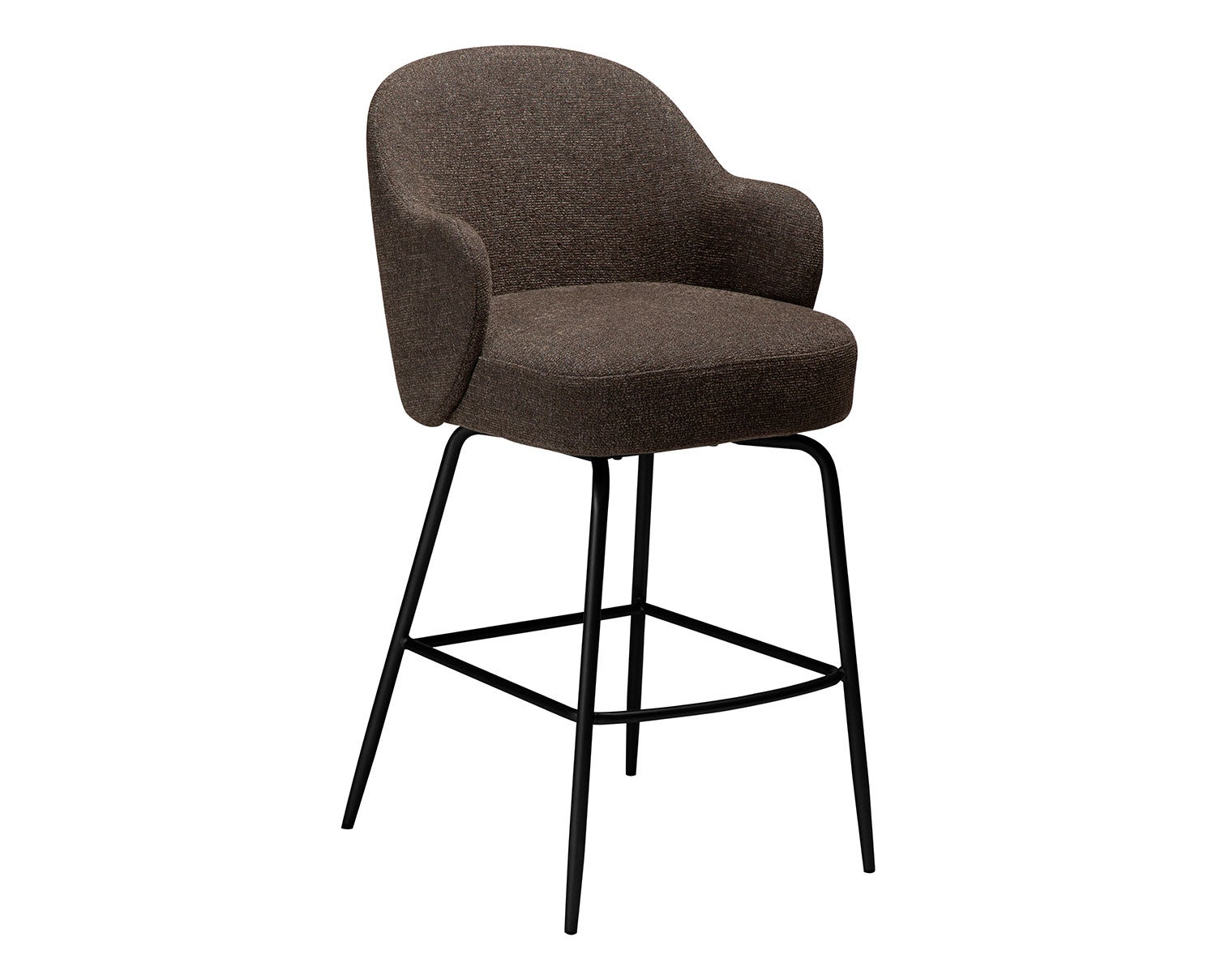BAE-SWIVEL-COUNTER-STOOL-Major-Brown-Bouclé-W.-Black-Swivel-Legs4