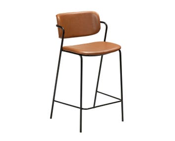Zed-Barstol-67-CM-Ljusbrun-PU