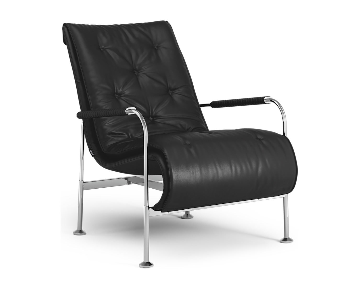 Serpentine-Fatolj-Krom-Lader-Svart-Arm-Svart-1
