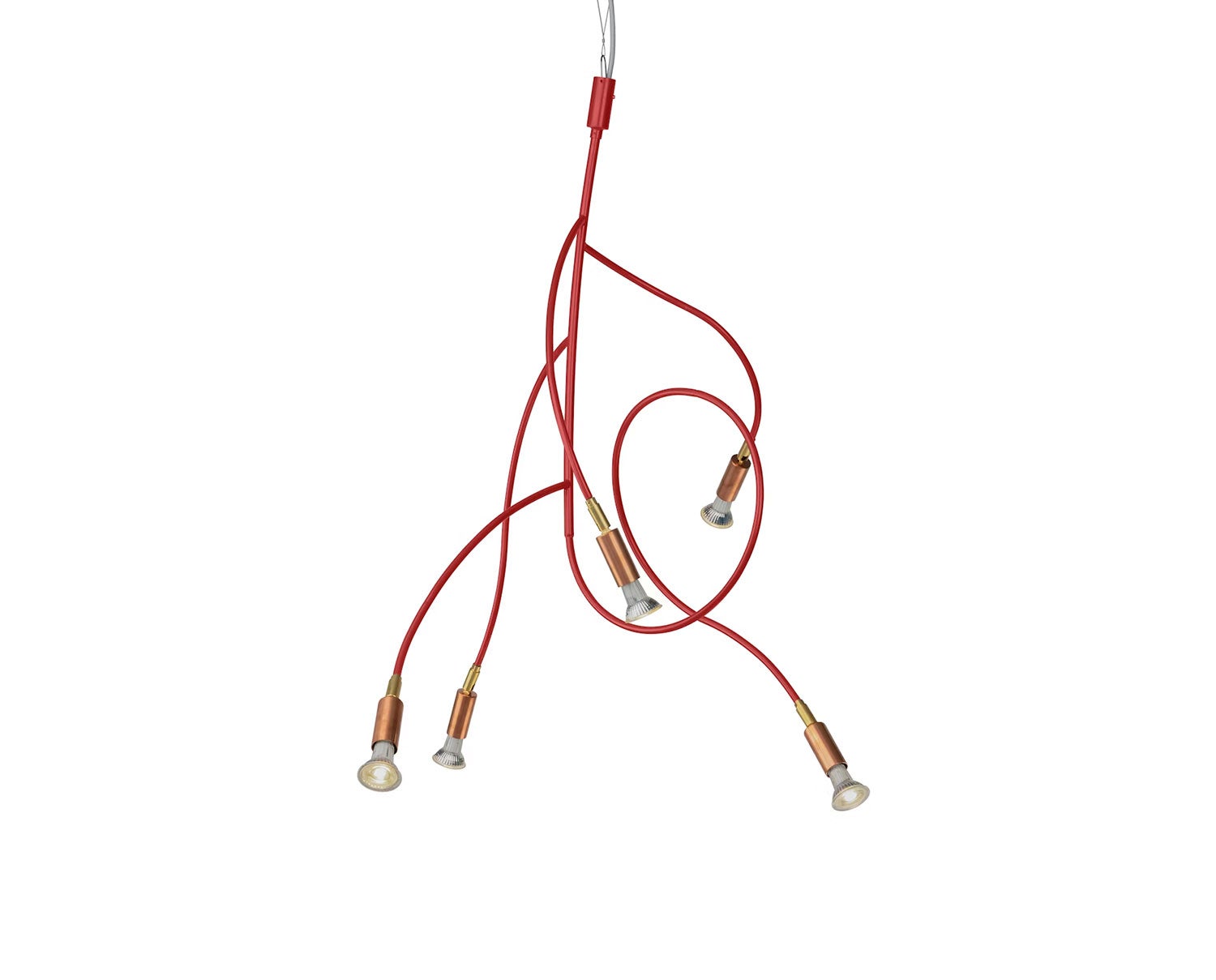 Ranka-5-Red-Ceiling-Lamp-Orsjo-Belysning