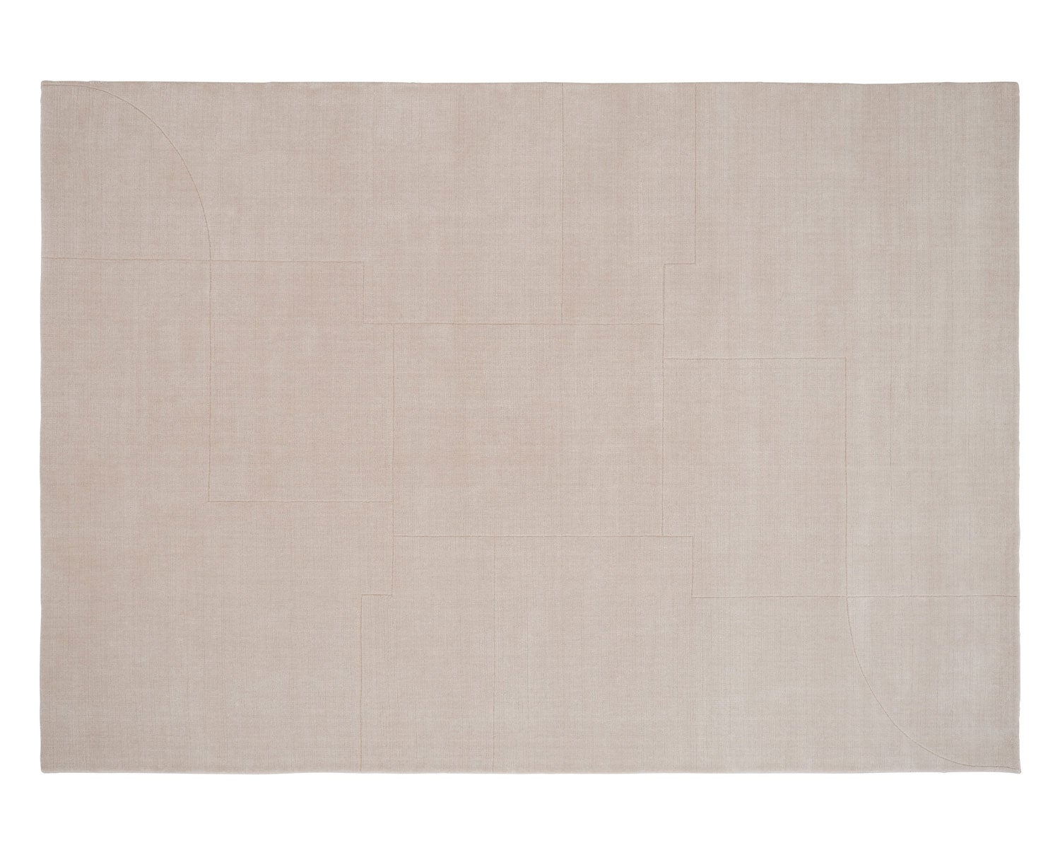 Linie-Design-Geometric-Maze-Matta-Beige