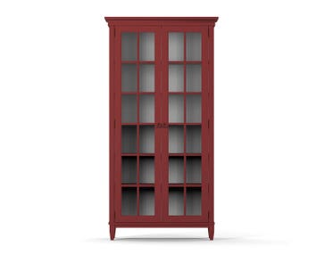 Englesson-Stockholm-Display-Cabinet-Red