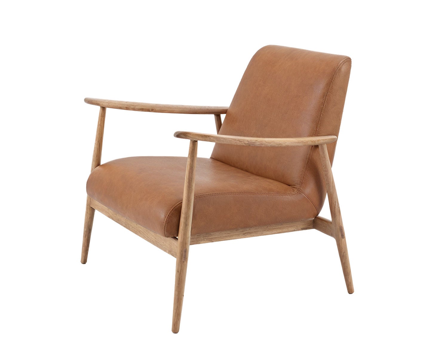 Gazzda-Aska-Lounge-Chair-Oak-Dakar-Leather-Nature