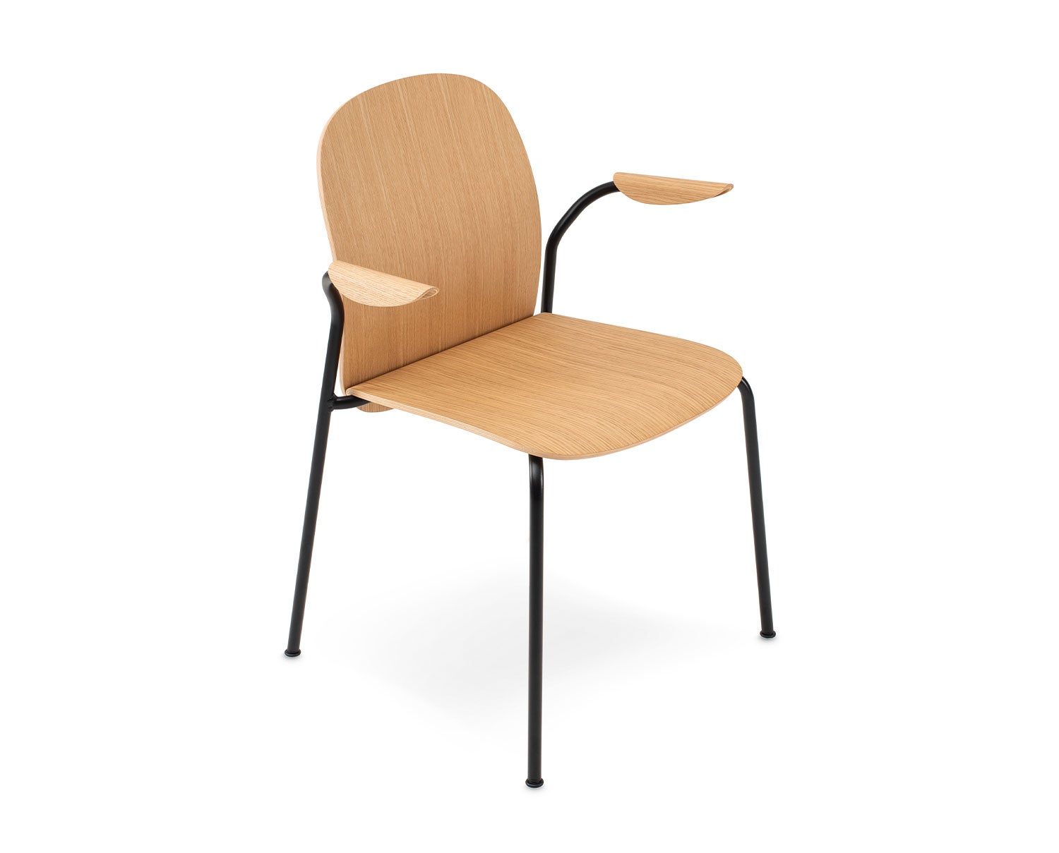 Gazzda-Book-Arm-Chair-Natural-Oak
