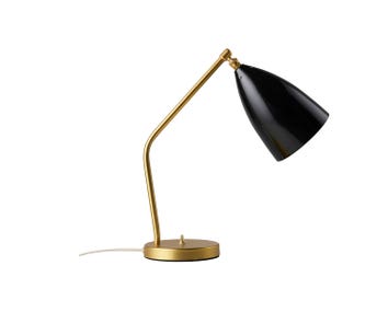 Grashoppa-Bordslampa-Svart-Glansig