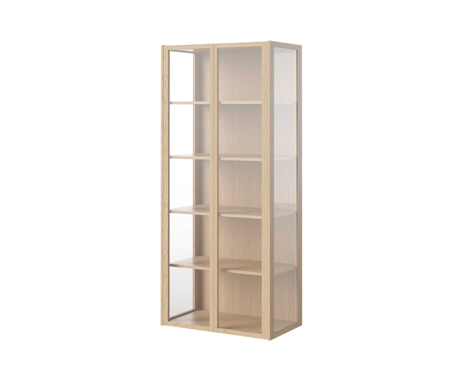 Cana-Glass-Cabinet-Wall-Mounted-White-Pigmented-Oak-162x71