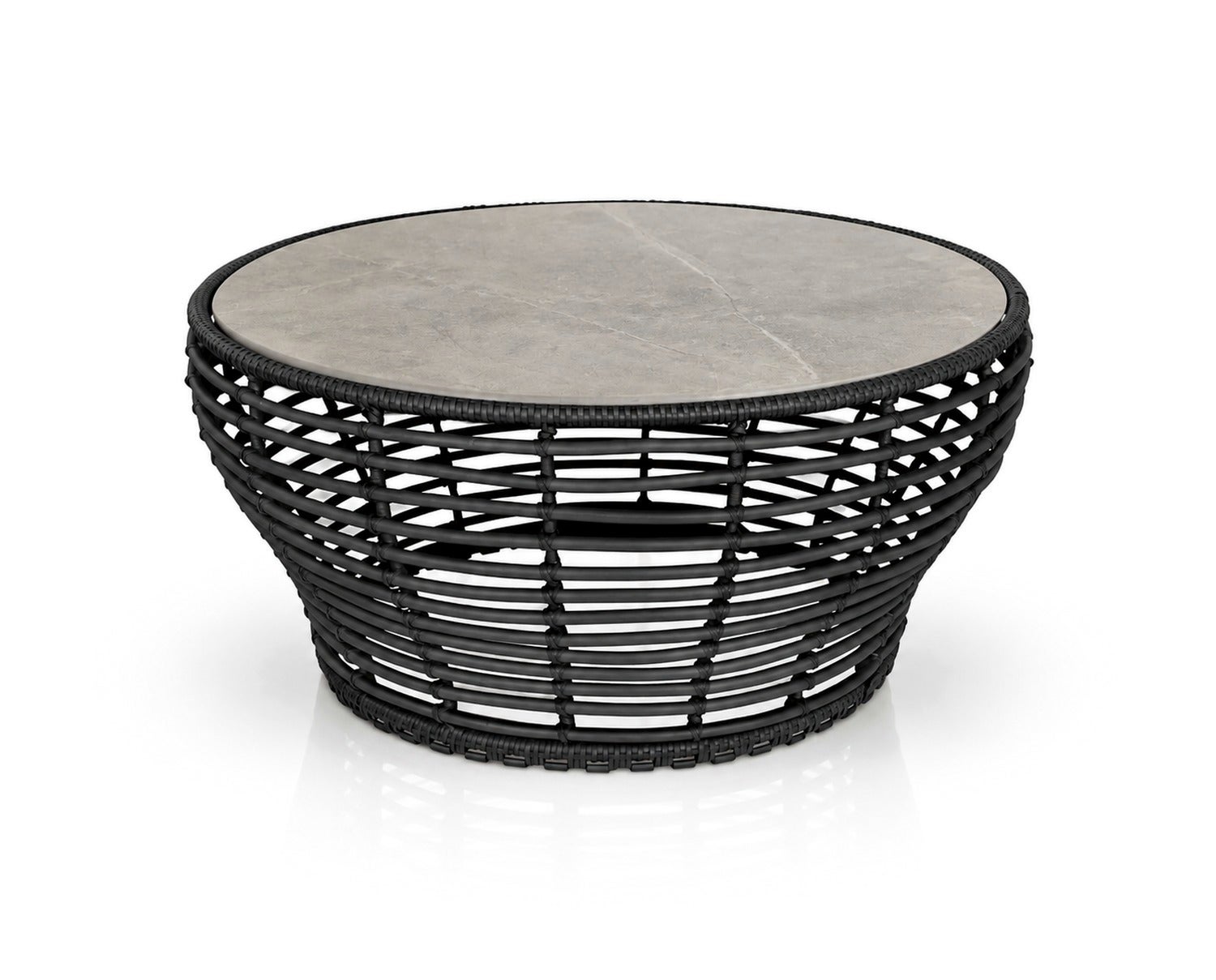 basket-soffbord-o90-weave-graphite-taupe-keramik-ld