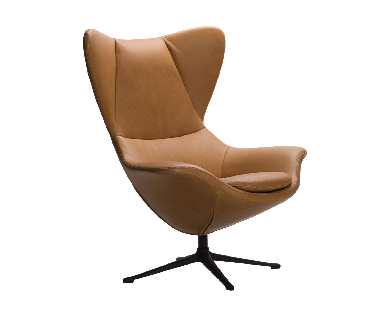 Flexlux-Stilo-Design-Chair-Nature-0720-Black-Aluminium