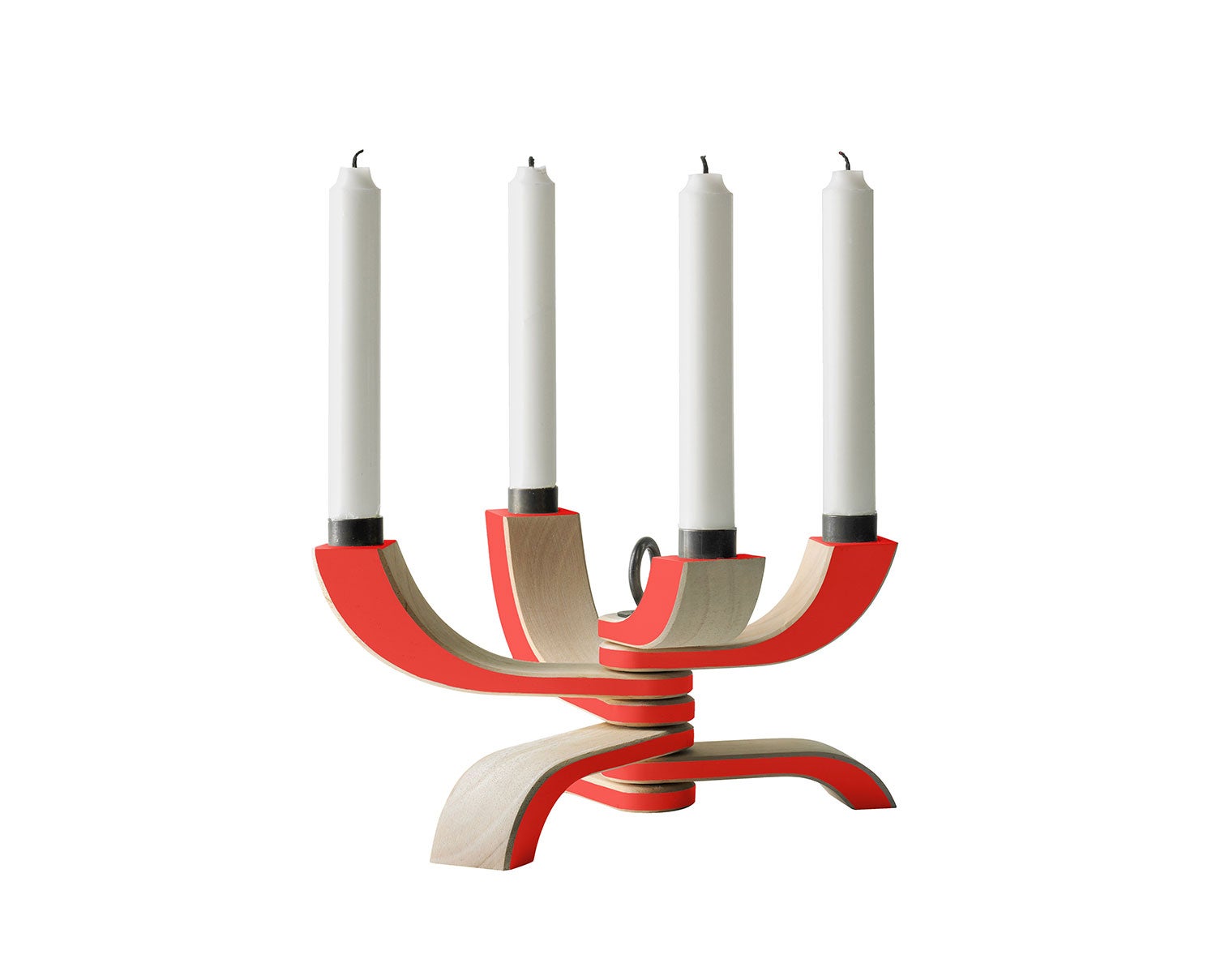 Design-House-Stockholm-Noric-Light-Candle-Holder-Light-Red