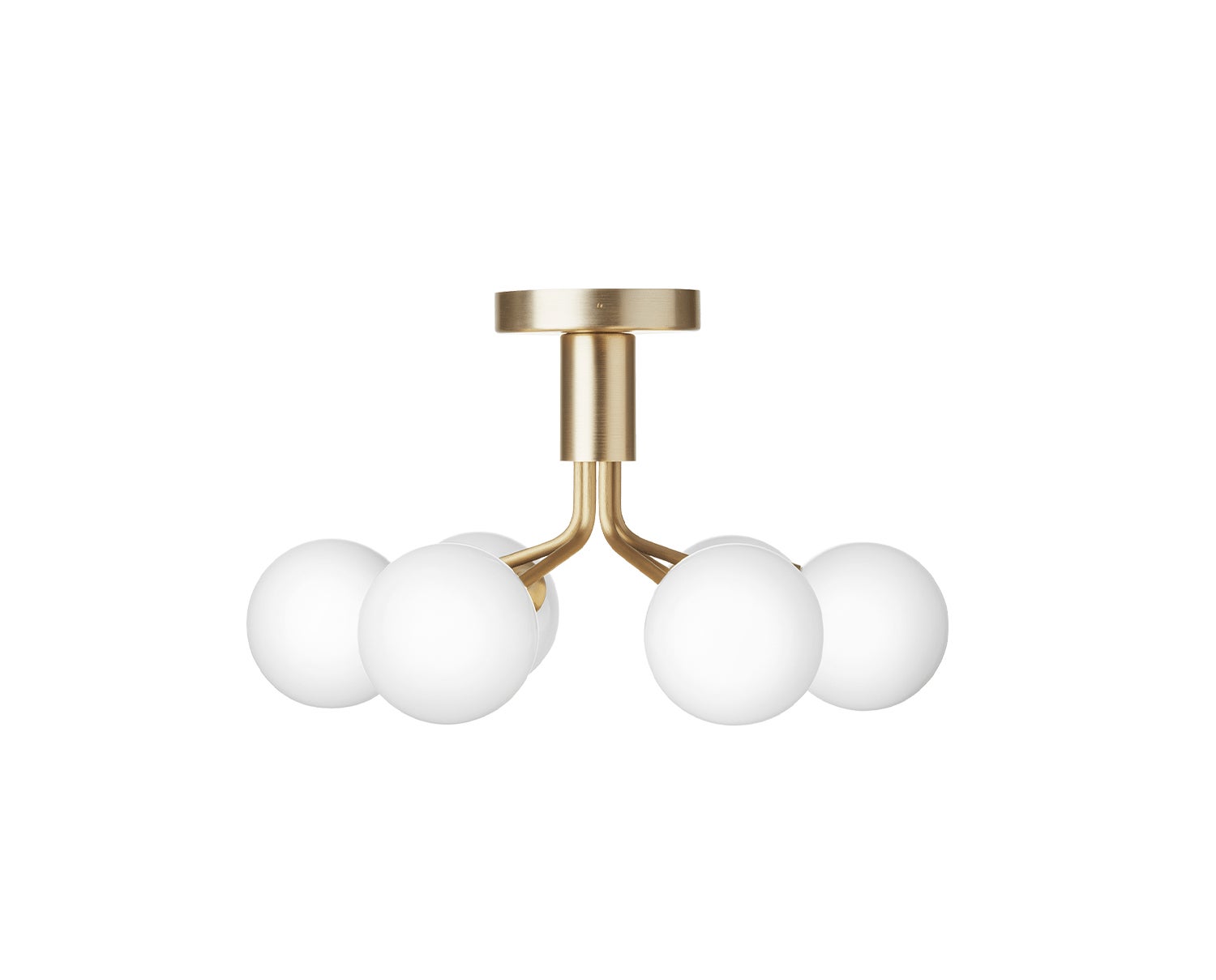 Nuura-Apiales-6-Ceiling-Brushed-Brass-Opal