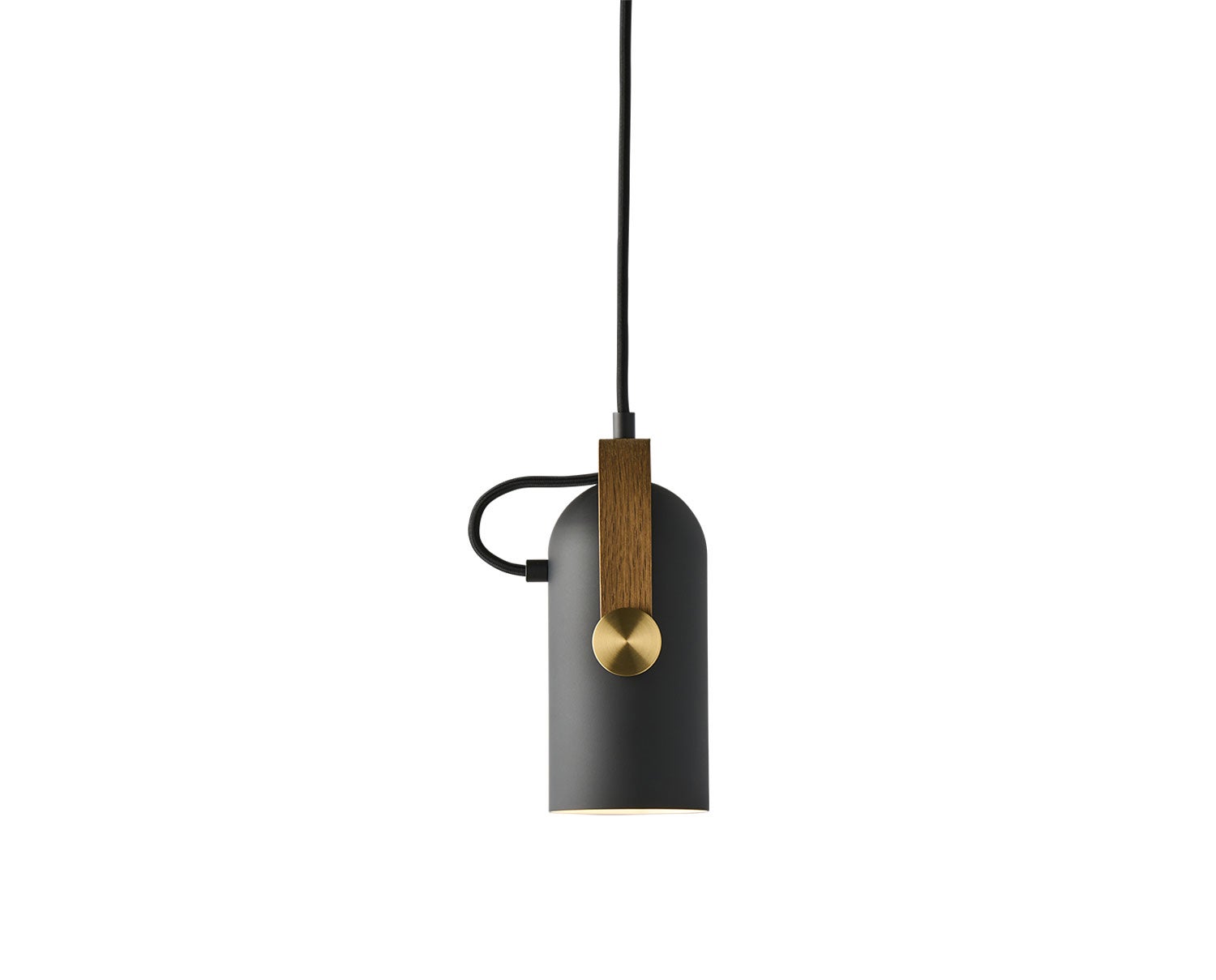 Le-Klint-Carronade-II-Pendant-Black-Smoked-Oak-Brass