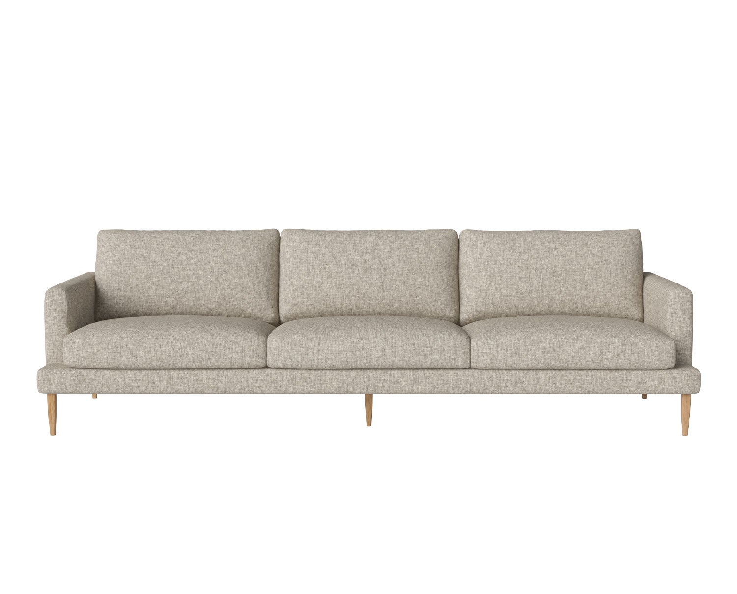 Bolia-Veneda-Slim-Sofa-4-Seater-Nantes-Dark-Beige-Oiled-Oak-Legs