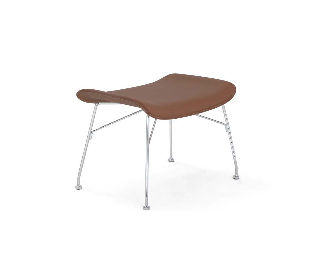S-WOOD-läder-light-ash-chrome-Kartell