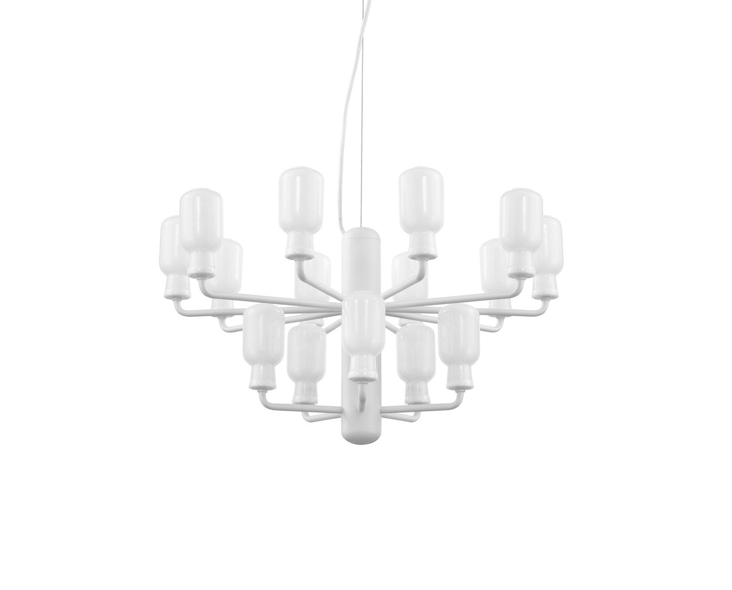 Amp-Chandelier-Small-White-White
