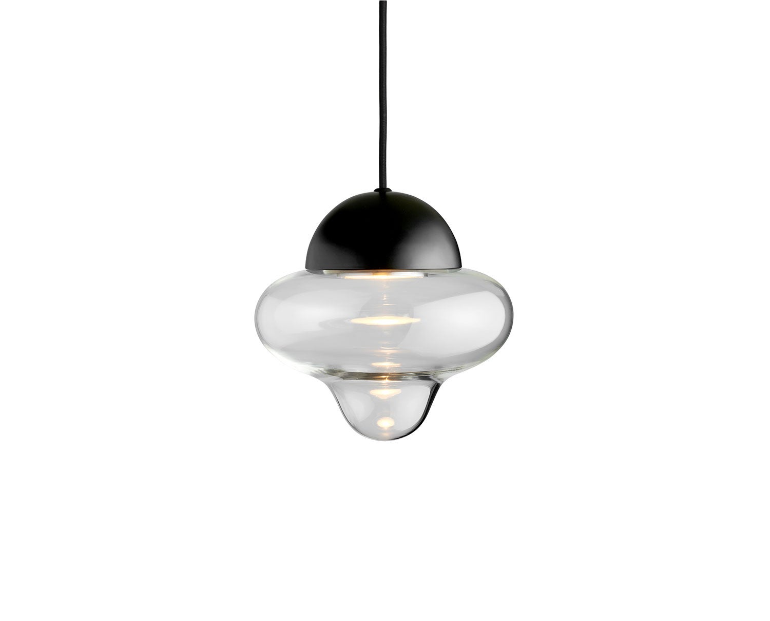 Nutty-Clear-Glass-Black-Dome