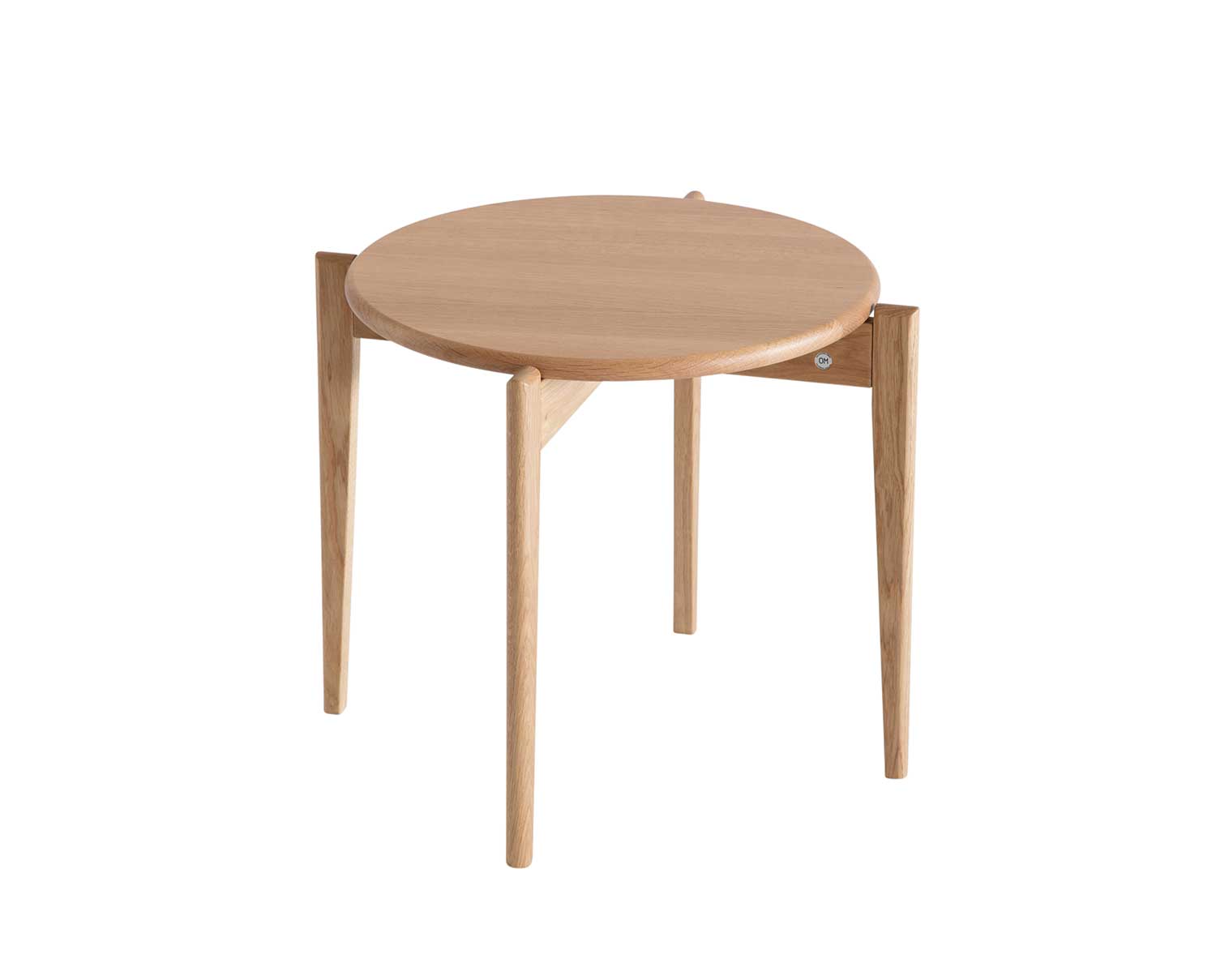 Oscarssons-Mobel-Tilia-Coffee-Table-D51-H41-Varnished-Oak