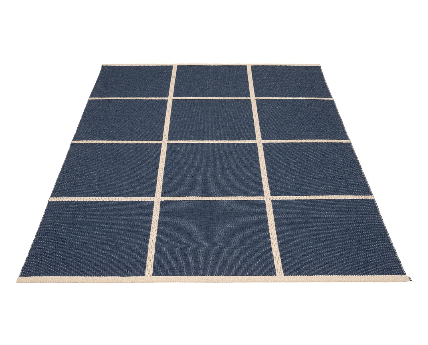 Pappelina-Criss-Rug-180x260-Dark-Blue