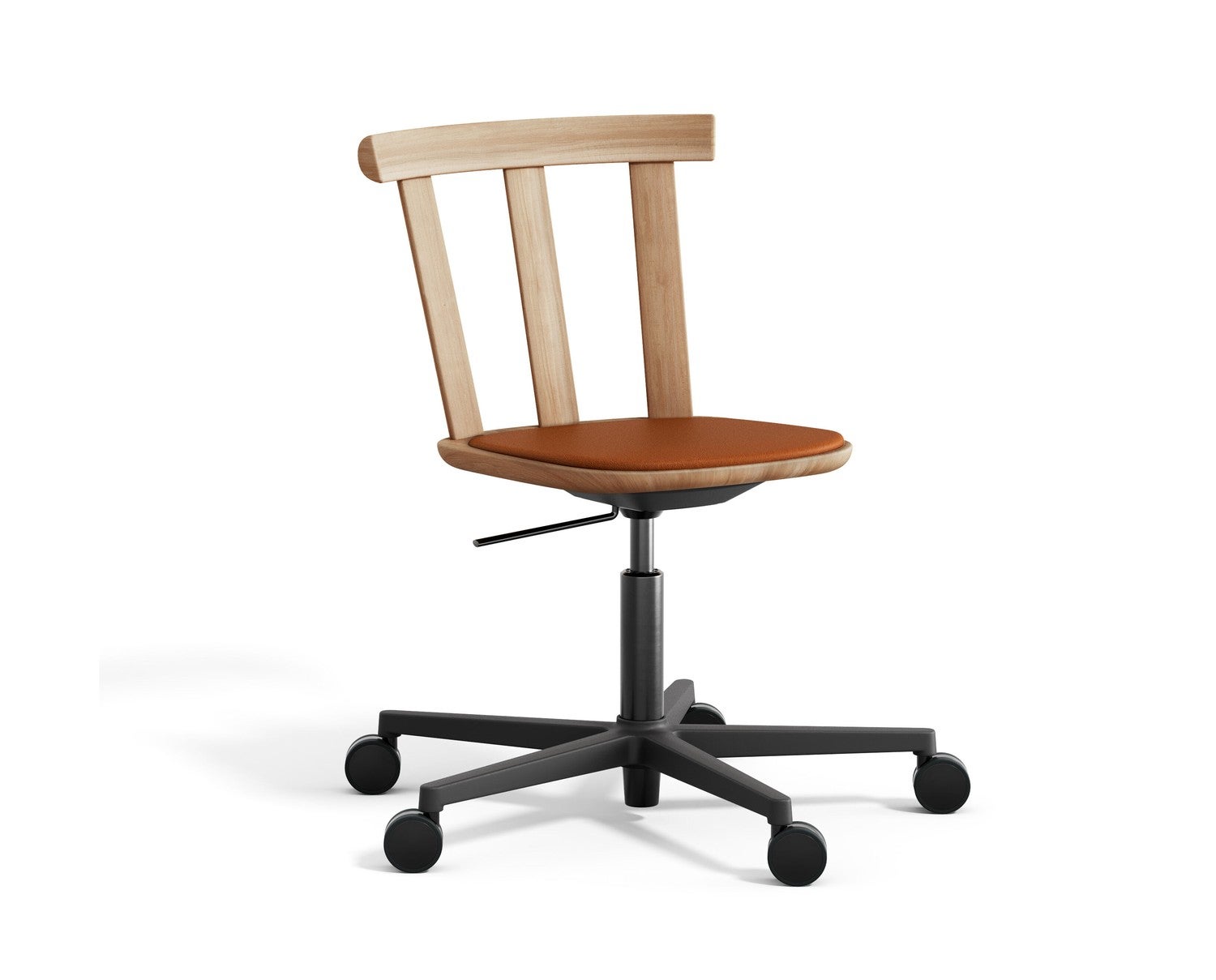 Stolab-Alt-snurrstol-kladd-sits-ek-naturell-olja-elmosoft-cognac-svart-62020159SV-1
