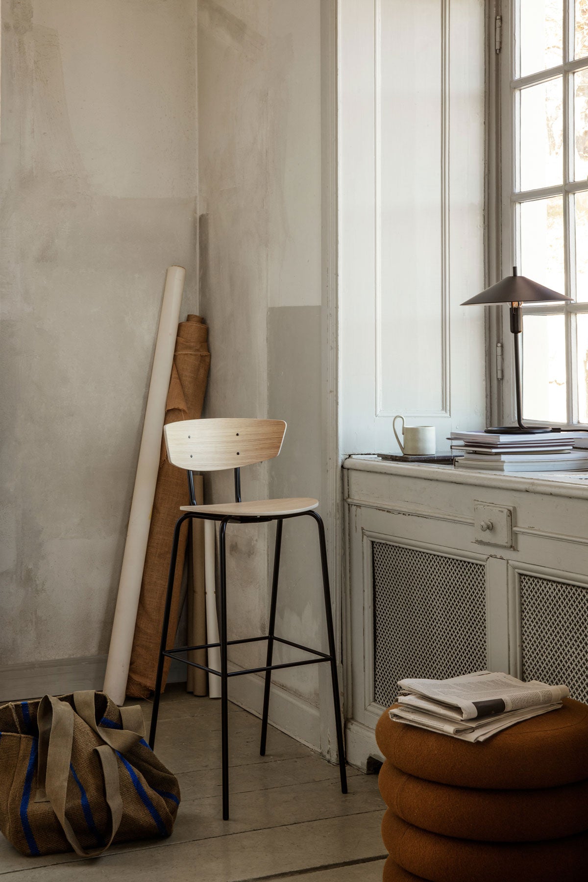 Ferm-Living-Herman-Bar-Chair-White-Oiled-Oak-Lifestyle