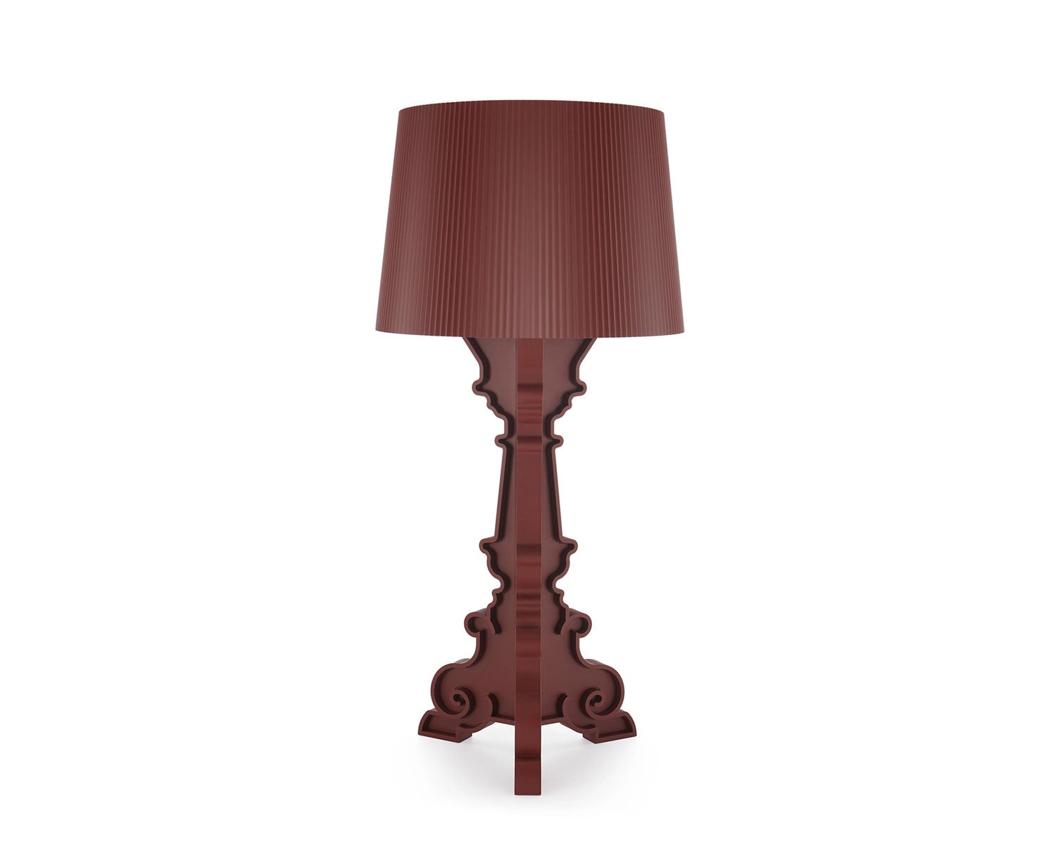 Kartell-Bourgie-Table-Lamp-Burgundy-Matte