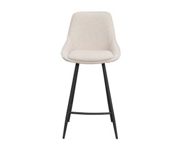 Sierra-Barstol-Ljusbeige-Bouclé