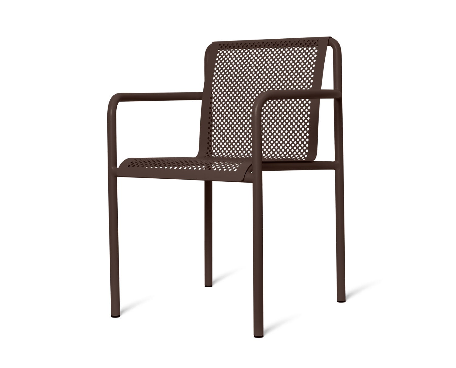 Ferm-Living-Dapple-Arm-Chair-Dark-Chocolate