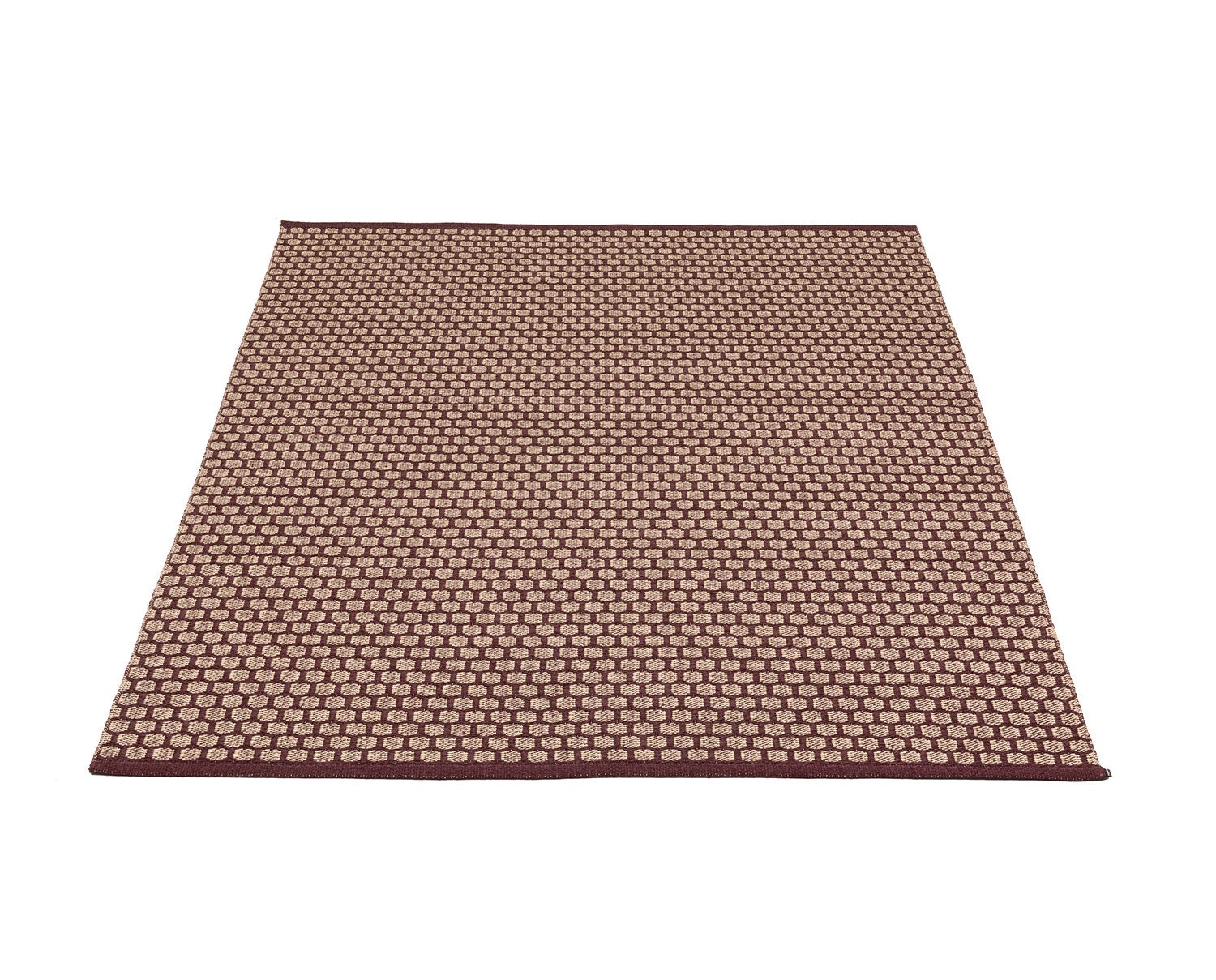 Pappelina-Mimi-Rug-Burgundy-Front