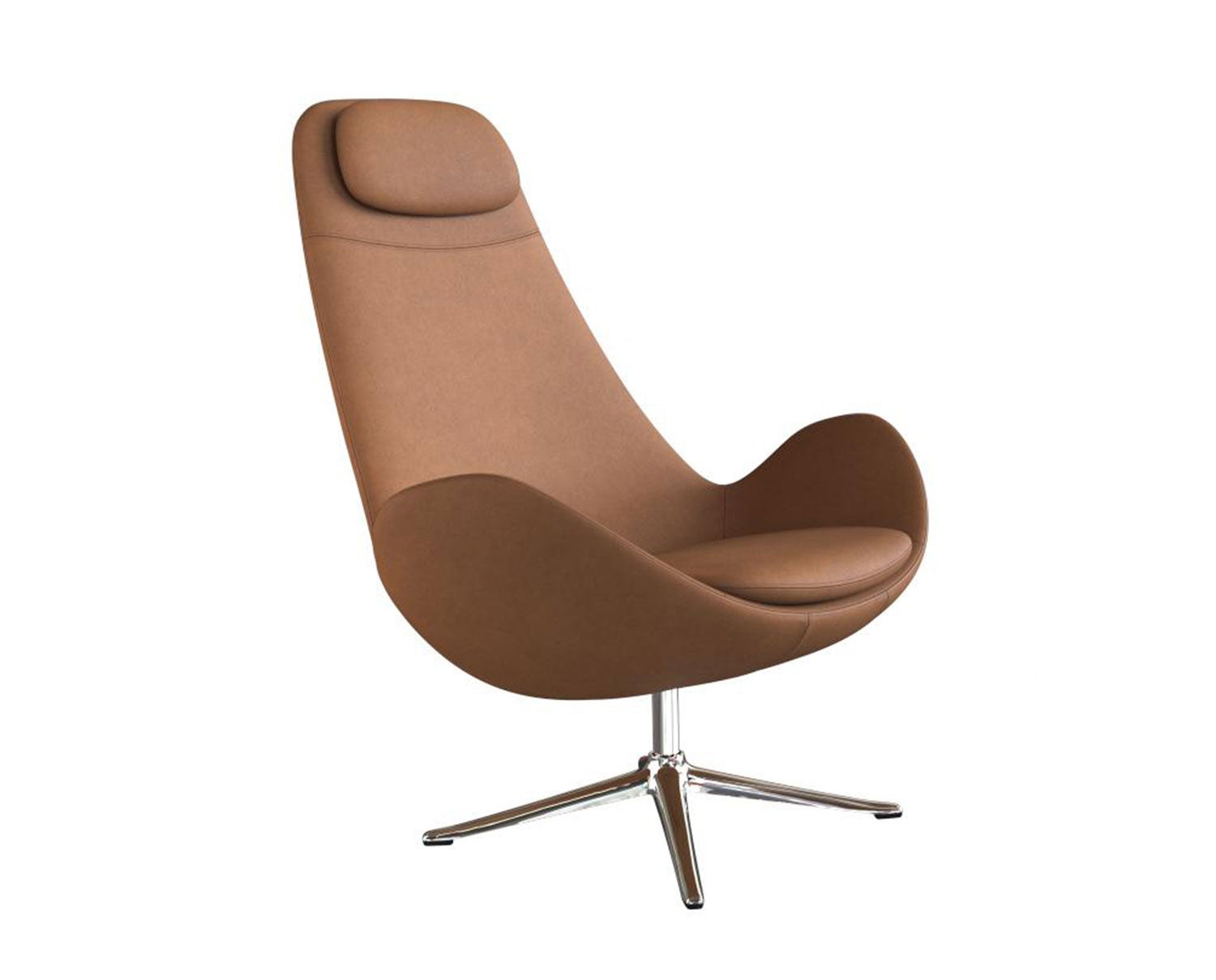 Flexlux-Ghost-Chair-High-Nature-Cognac-Aluminium