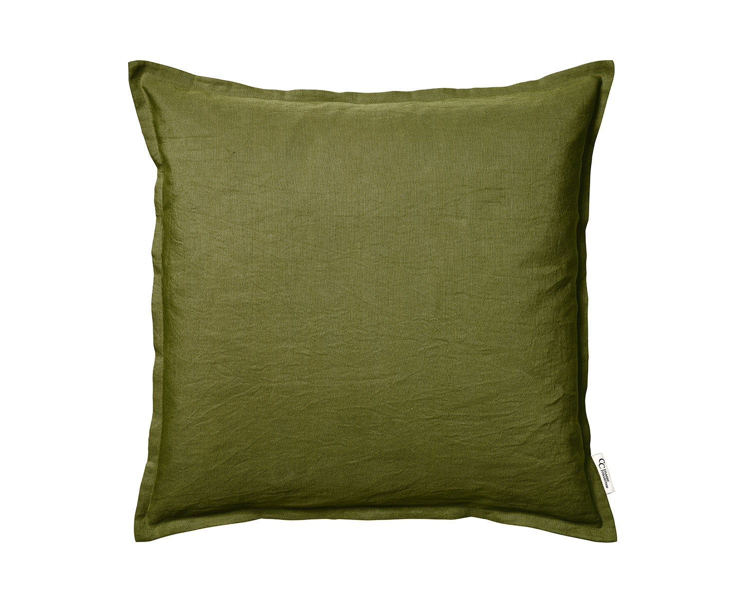 Classic-Collection-Classic-Linen-Cushion-50x50-Forest-Green