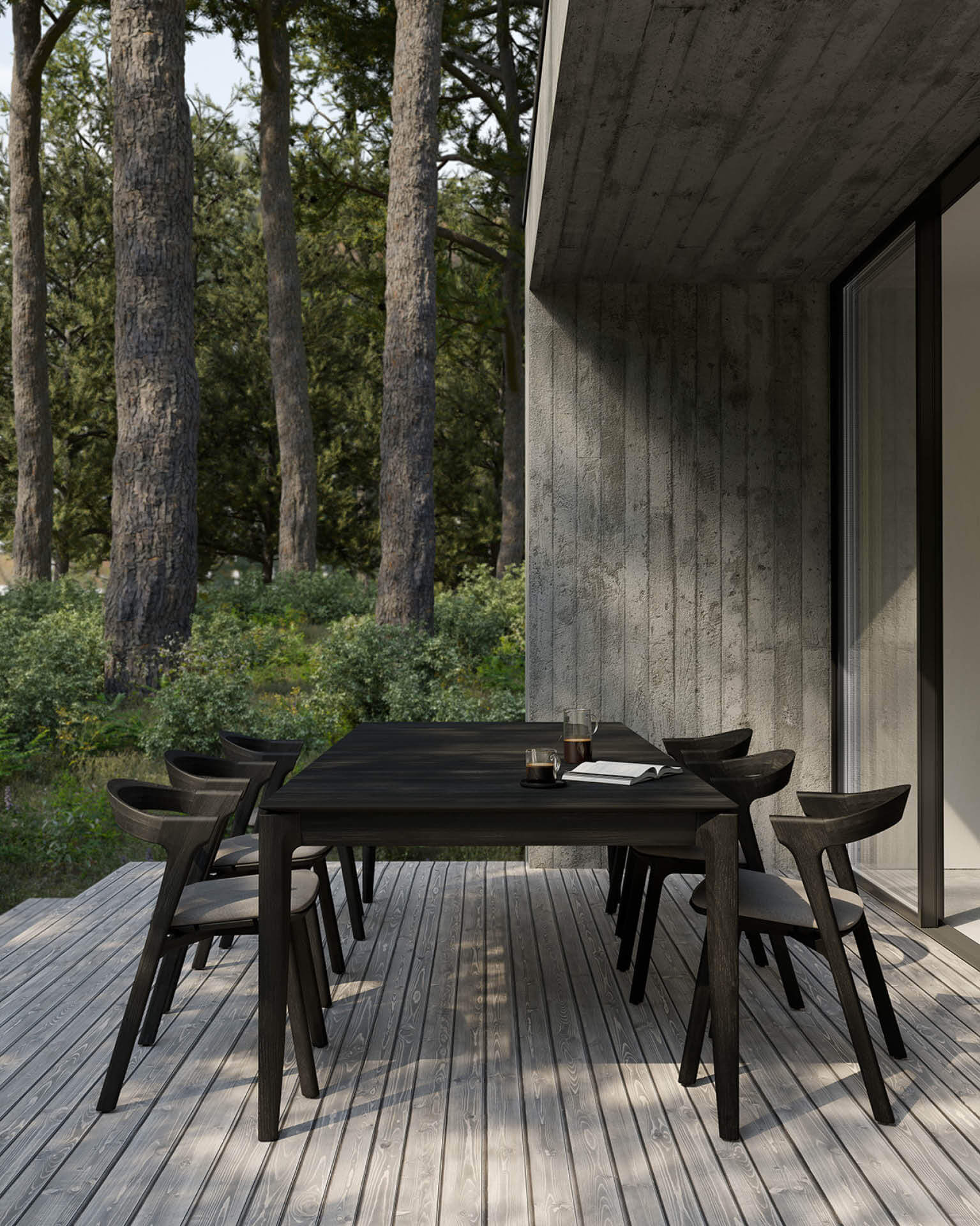 Bok-Outdoor-Matbord-Svartteak-Miljö-Bokstol-Mocha-10277-10154_WEB3