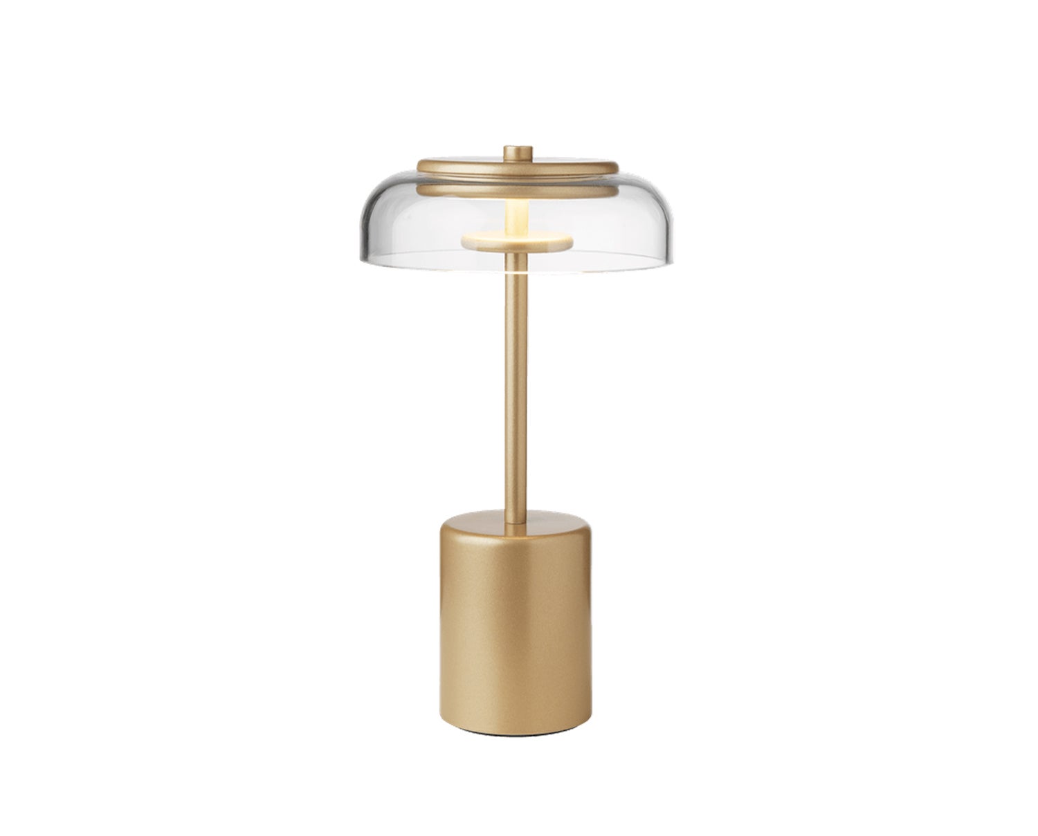 Nuura-Blossi-Table-Mini-Portable-Nordic-Gold-Clear