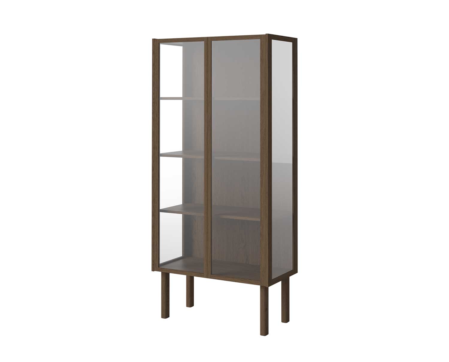 Bolia-Cana-Glass-Cabinet-Dark-Oiled-Oak-173x80