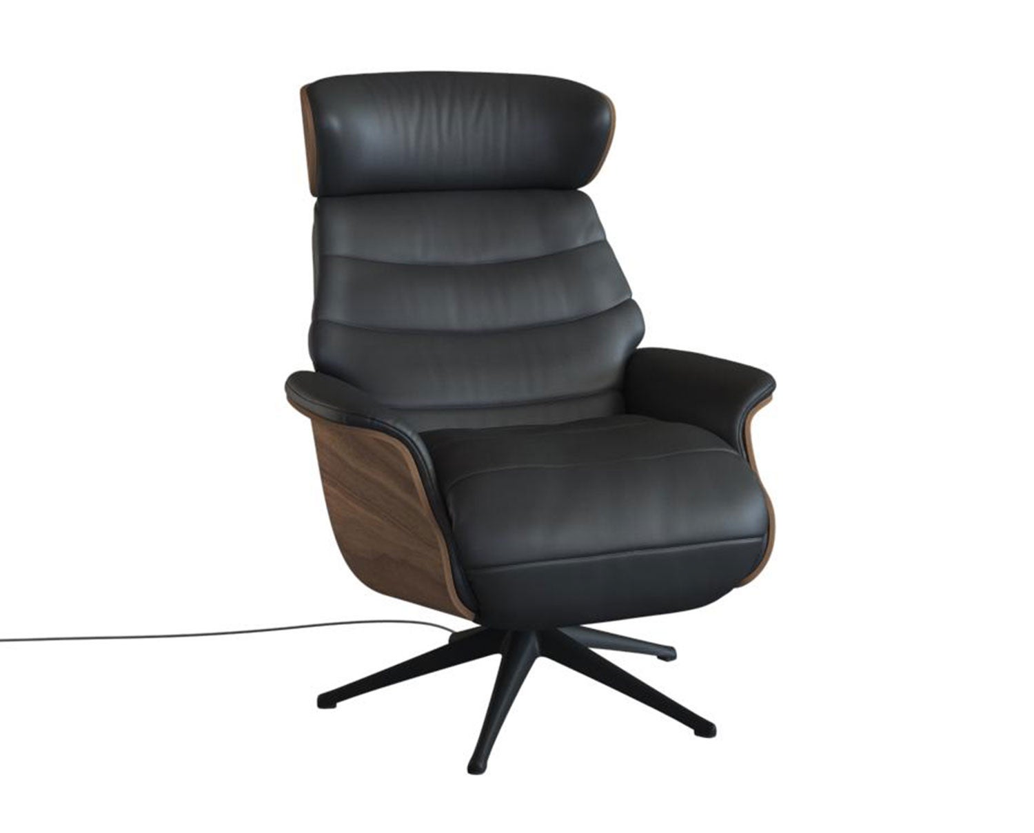 Flexlux-Marina-Relax-Chair-Electric-Veneer-Savoy-Black