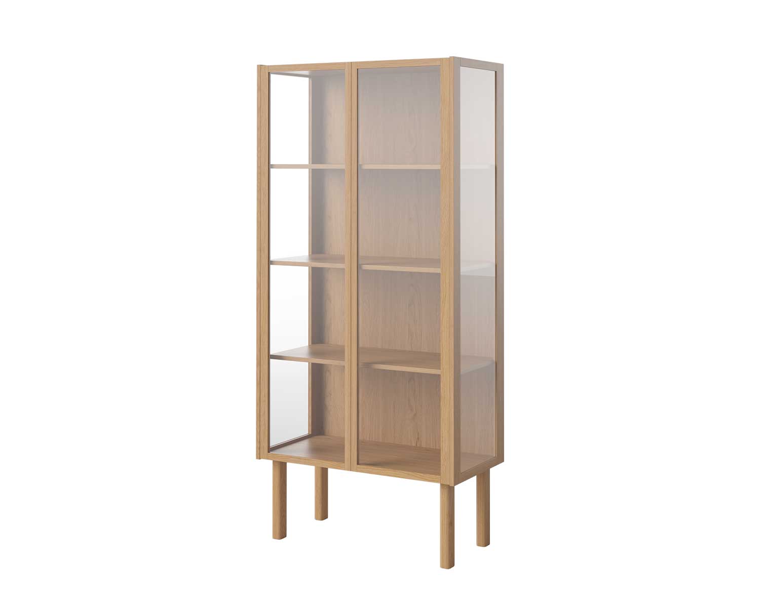 Bolia-Cana-Glass-Cabinet-Oiled-Oak-173x80