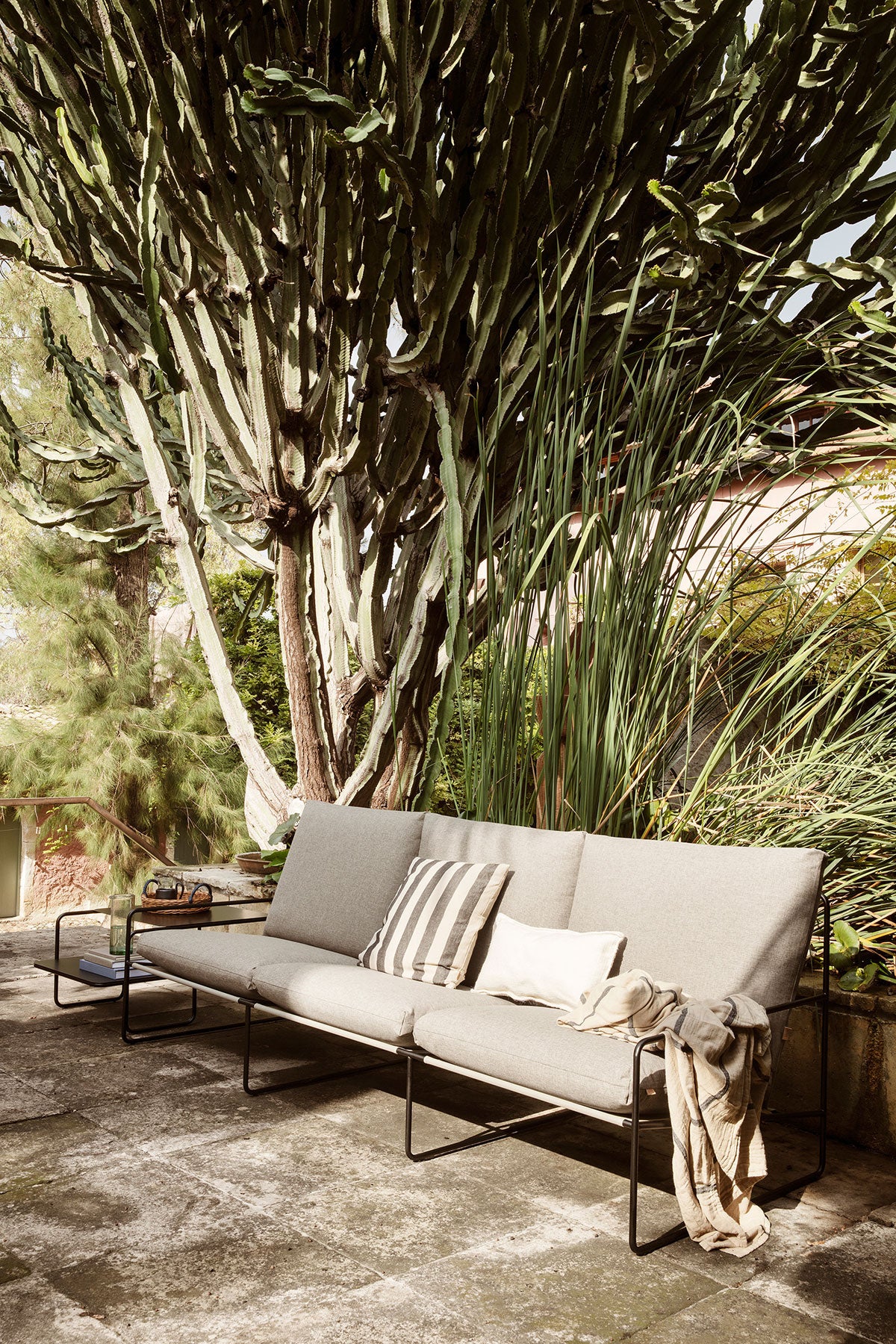 Ferm-Living-Desert-3-Seater-Black-Dark-Sand-Lifestyle