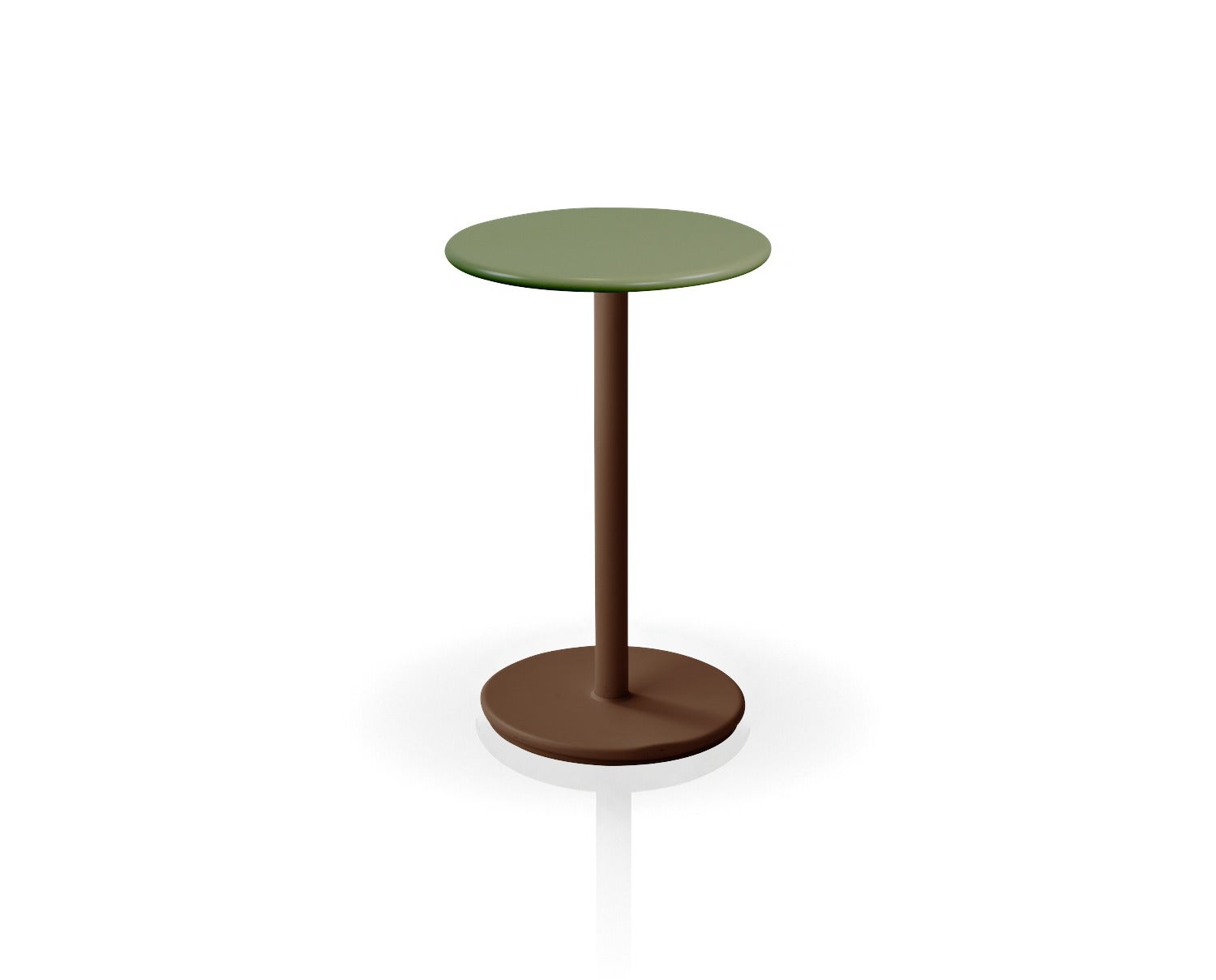 go-cafebord-o45-desert-red-olive-green-halvblank-aluminium-ld