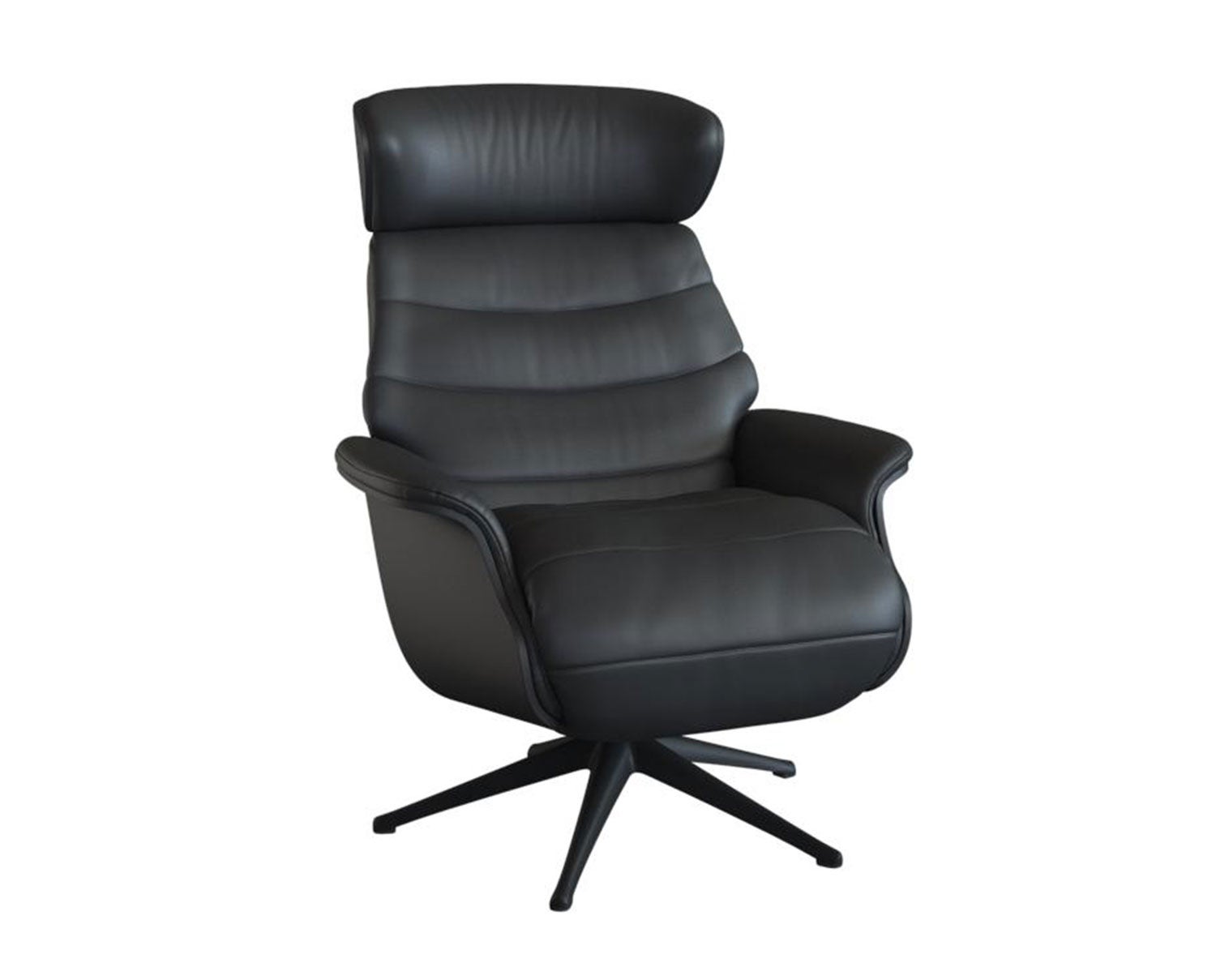Flexlux-Marina-Relax-Chair-Battery-Fabric-Savoy-Black