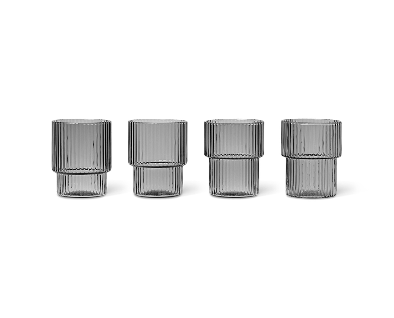 fermLIVING-Ripple-Small-Glasses-Smoked-100478112